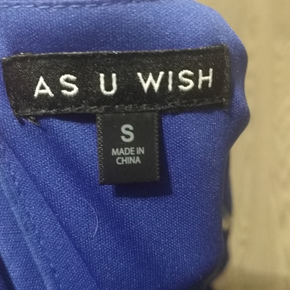 Beautiful blue romper by as u wish🍀🌸🌼💕 - Picture 10 of 10